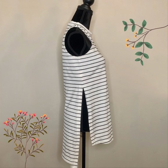 BCBGeneration Black and White Top - Picture 2 of 3